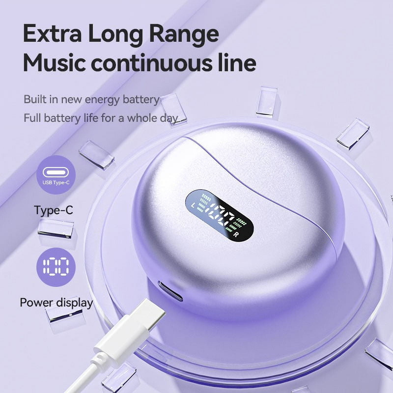 M79 Blth Earphones Bone Conduction TWS Earbuds Sport TWS Earbuds Game Headset Ear Clip Wireless Headphones