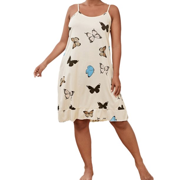 Tank Nightgown for Women Sleepwear Soft Sleepwear Loose Tank Sleeveless