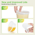 thumbnail image 4 of GPED 16oz Deli Containers with Lids 50 Sets, Food Storage Containers with Lids, Soup Containers with Lids, Stackable Plastic Containers, Meal Prep Containers, Leakproof, Freezer/Dishwasher/Microwave, 4 of 7