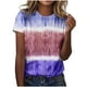 thumbnail image 2 of Pntutb Moda Mujer Causal Cuello Redondo Blusa Estampada Manga Corta Camiseta Verano tops Pntutb Pntutb-2722, 2 of 5