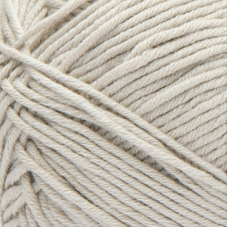 Bernat Softee Cotton #3 Light Cotton Blend Yarn, Sandstone 4.2oz/120g, 254 Yards (3 Pack), Size: Three-Pack