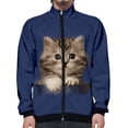 thumbnail image 3 of Nueva chaqueta de gato Animel 3D para hombre y mujer, estilo Harajuku Hip Hop, sudaderas con capucha de nuevo estilo, sudadera informal con cuello alto y cremallera, ropa para hombre, 3 of 5