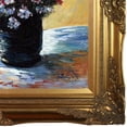 thumbnail image 2 of Tori Home 'Vase of Flowers' by Claude Monet Framed Oil Painting Print on Canvas, 2 of 3