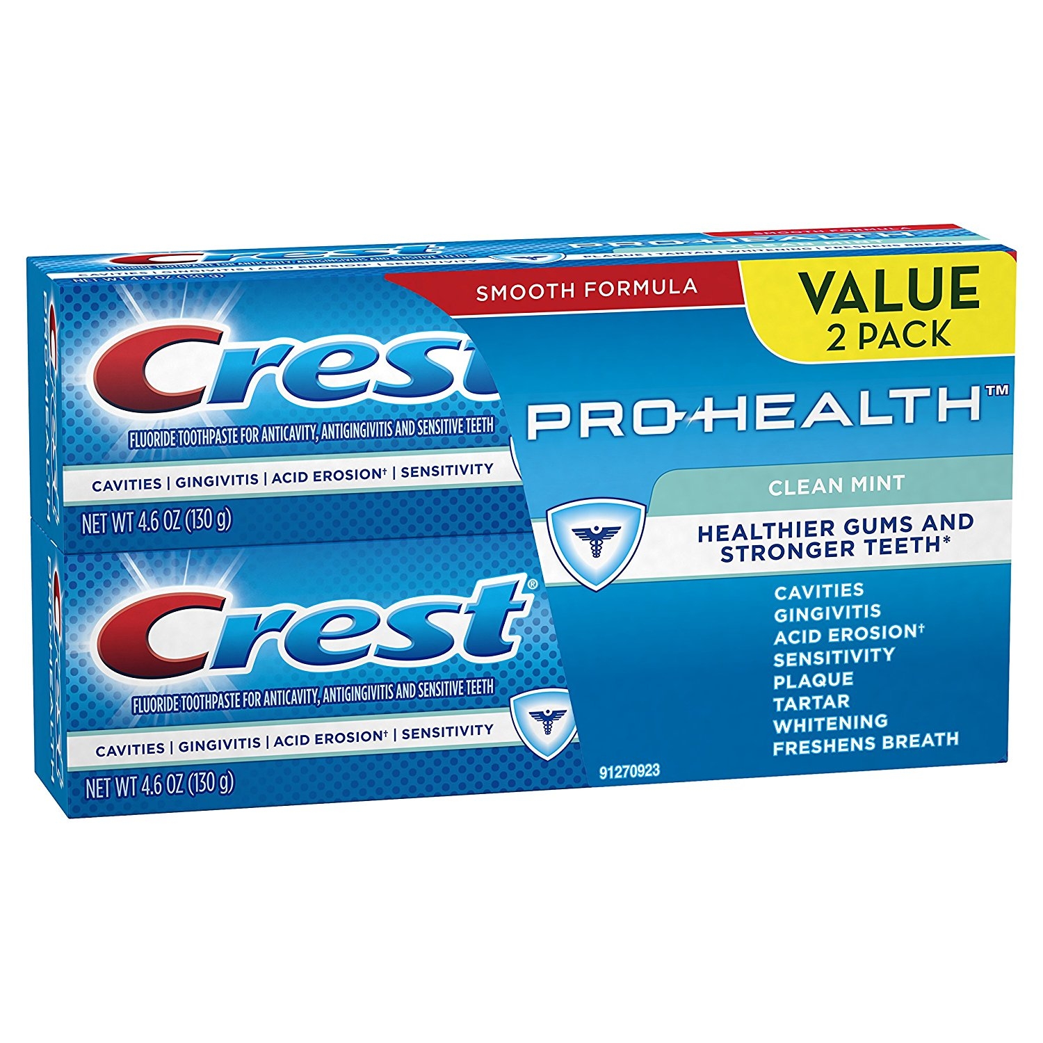 Crest Pro-Health Clean Mint Toothpaste, 4.6oz, Twin Pack - image 2 of 9