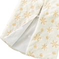 thumbnail image 4 of Gold beaded rabbit fur Christmas tree skirt, 4 of 5