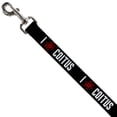 thumbnail image 2 of The Big Bang Theory Pet Leash, Dog Leash, I Atom Coitus Black White Red, 6 Feet Long 1.5 Inch Wide, 2 of 4