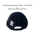 thumbnail image 3 of ZHOGXU Toddler Baseball Hat Fashionable Letter Embroidered Solid Color Outdoor Sunshade Caps For Both Boys And Girls Vacation Daily Play,Black,One Size, 3 of 4