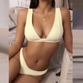 thumbnail image 2 of Conjunto de bikini a la moda para mujer, traje de baño de dos piezas con relleno, almohadilla en el pecho, sin soporte de acero, ropa de playa Fridja  nalpqowj57205, 2 of 8