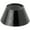 Black, variant on Plymor Clear Acrylic Egg, Marble, Ball or Sphere Cone-Shaped Display Holder Stand, 0.75" H x 1.25" W (12 Pack)
