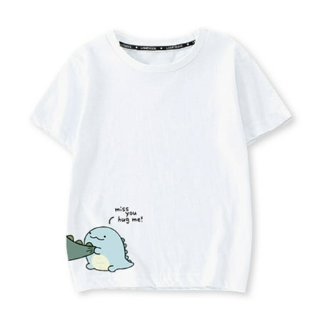

lystmrge Christmas Pajamas for Family Plaid Family Holiday Pajamas Big And Tall Family Pajama Fathers Day Cartoon Dinosaur Printed Short Sleeve T Shirt Top Father And Kids Boys Family Matching Shirts