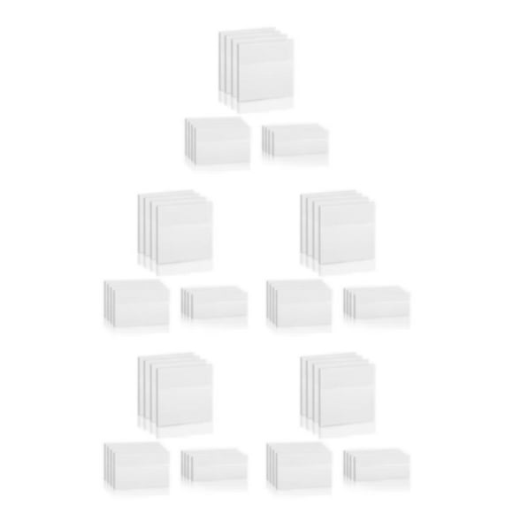 braveheart 12packs White Notepad Studying And Writing In Text Books And Office Removable Sticky Waterproof 5Set