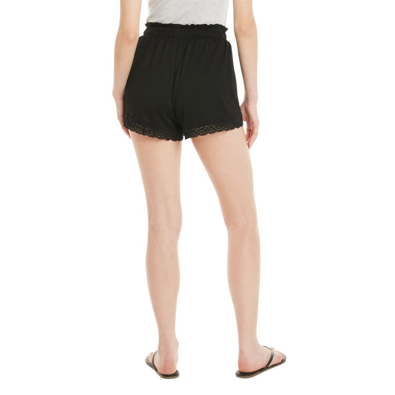 Crochet trim shorts hot sale