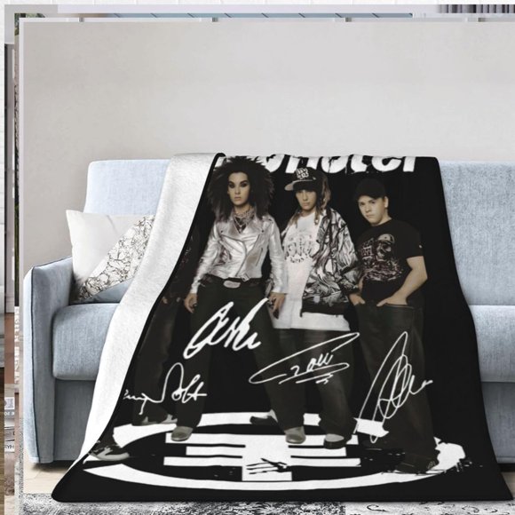 Ultra Soft Throw Blanket Tokio Music Hotel Flannel Light Weight Warm Blanket for Living Room/Bedroom 50"x40"