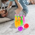thumbnail image 1 of OULII Circus Games Kids Bowling Set Multi-Colored Hand-Eye Coordination For Families 1 Set, 1 of 8
