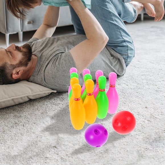 OULII Circus Games Kids Bowling Set Multi-Colored Hand-Eye Coordination For Families 1 Set