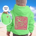 thumbnail image 2 of RTKFRFLM Girls Casual Graphic Hoodie Long Sleeve Hooded Pullover Pullover Top Purple 10-11 Years, 2 of 7