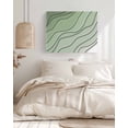 thumbnail image 3 of Sage Green Ombre Wall Art for Living Room,Canvas Picture Wall Decor for Bathroom Bedroom,Modern Geometric Abstract Art Aesthetics Painting Artwork for Office Kitchen Hallway Dining Room Decor 20"x24", 3 of 8