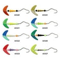 thumbnail image 3 of Mack's Smile Blade Super Slow Death Rig 1 Motor Oil/Black/Orange, Fishing Rigs, 3 of 4