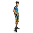 thumbnail image 2 of Victorious Men's Dip Dye Gradient Tiger Camo Short Sleeve Top and Shorts Tracksuit Set - Blue - 4X-Large, 2 of 6