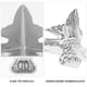 thumbnail image 4 of 20 piezas de joyero de joyería Pies antiguas de aleación de zinc patas para estuche de madera Decoración del cofre de joyería, 4 of 5