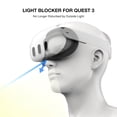 thumbnail image 3 of Funda facial de silicona VR y almohadilla nasal antifugas para Meta Quest 3, 3 of 7
