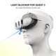 thumbnail image 3 of Funda facial de silicona VR y almohadilla nasal antifugas para Meta Quest 3, 3 of 7