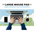 thumbnail image 3 of Cute Anime Desk Mat Kawaii Mousepad, Anime Street Aesthetics Desk Pad XXL, Japanese/Korean Lo-fi Drawing, Cute Green Blue Nature Mouse Pad Computer Keyboard Mat, Office Desk Pad Protector, 3 of 6