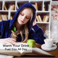 thumbnail image 6 of White Smart Coffee Auto On/Off Gravity-Induction Mug Office Desk Use, Candle Wax Cup Warmer Heating Plate (Up to 131F/55C), Middle…, 6 of 7