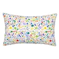 thumbnail image 1 of KLL Housses de Coussin Éducation et Science Fermeture Enveloppe, Super Douce et Confortable Housse de Coussin en Polaire Pelucheuse-20"x30 Pouces, 1 of 6