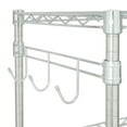 thumbnail image 5 of Hyper Tough 3-Tier New Multipurpose Rolling Cart, Chrome Color, 495lbs Load Capacity, 5 of 12