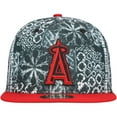 thumbnail image 2 of Men's New Era Black Los Angeles Angels Sands 59FIFTY Fitted Hat, 2 of 6