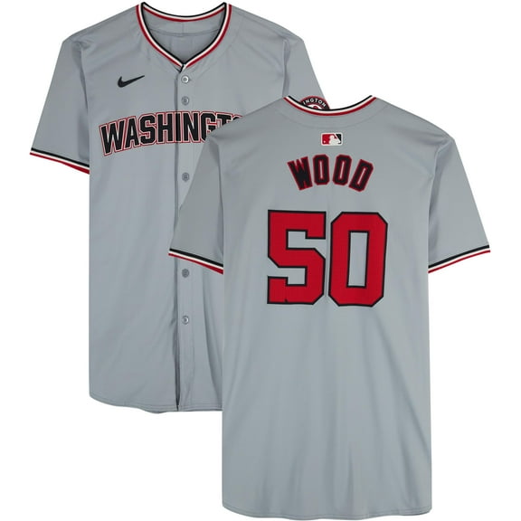 James Wood Washington Nationals Player-Issued #50 Gray Jersey from the 2024 MLB Season - Fanatics Authentic Certified