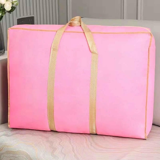 pstuiky Bolsa de equipaje extragrande y bolsa de almacenamiento para dormitorios de estudiantes ropa edredón de algodón bolsa de embalaje para mudanzas.