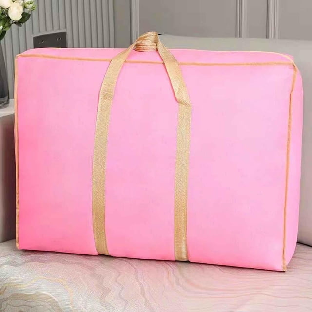 Fiudx Bolsa de Equipaje Extragrande, Resistente Al Agua, Asa Robusta, Ideal para Dormitorios y Mudanzas, Almacenamiento Multifuncional, Fácil de Transportar, Tela No Tejida, 60 X 45 X 30 Cm.
