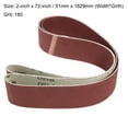 thumbnail image 2 of Unique Bargains 2-Inch x 72-Inch 180 Grit Lapped Butt Joint Aluminum Oxide Sanding Belt 2pcs, 2 of 2