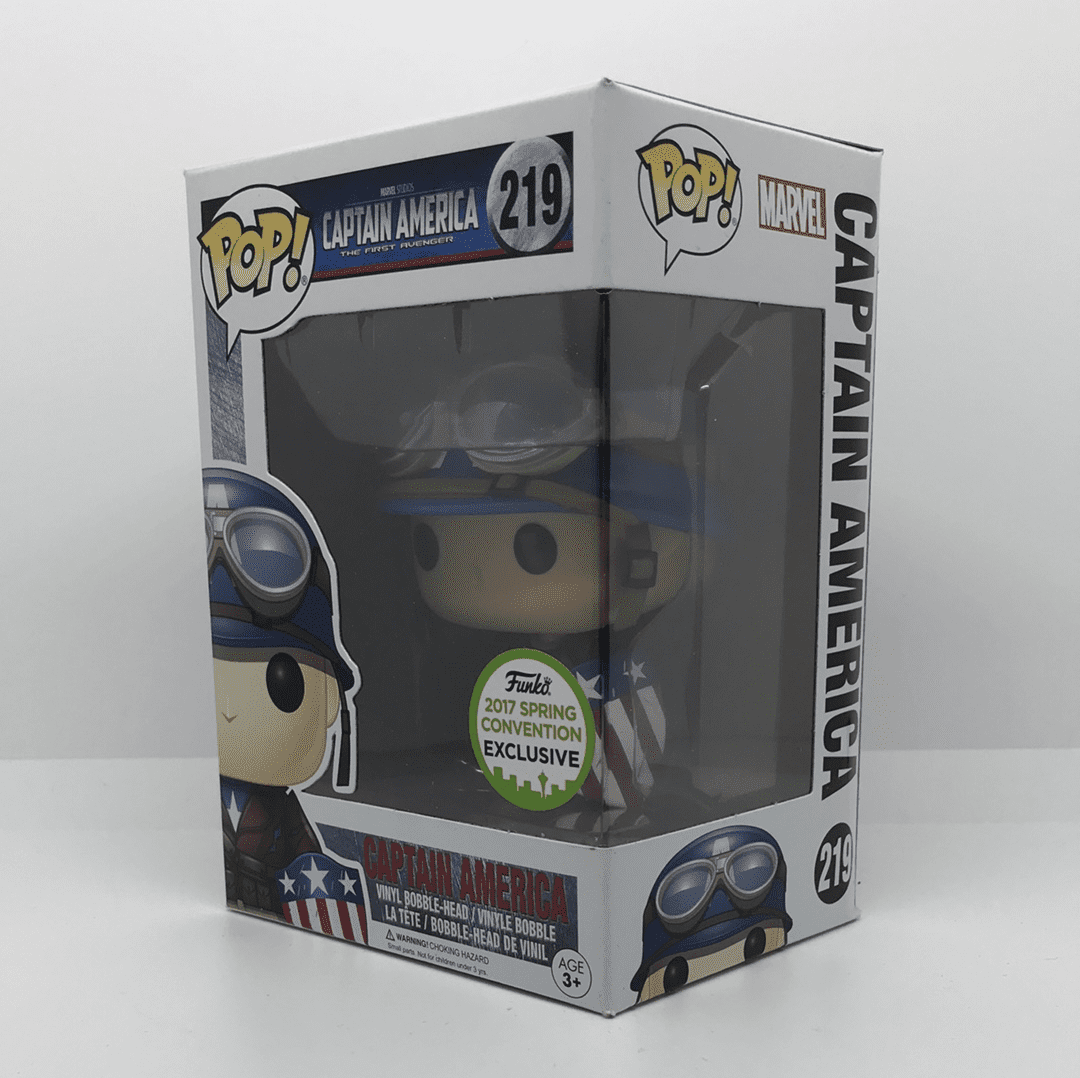 Funko POP! Marvel Captain America Vinyl Bobble Head [WWII]
