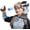 with 1000Water Darts, variant on Smart Somatosensory Robotic Arm Blaster, Wearable Shoulder-Mounted Toy with Head-Tracking Motion Control, Shoulder-Mounted Blaster Robot Toy with Remote Control (60PCS Soft Darts)