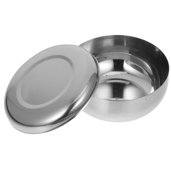 COMPUKAS Insulated Stainless Steel Soup Bowl with Lid, Leak-Proof Thermal Food Container for Kitchen and Dining