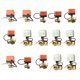 thumbnail image 4 of Kearding Válvula de bola eléctrica de 3 hilos y 2 vías Válvula de bola eléctrica motorizada con rosca de latón DC24V Jardín y Patio No.03 Kearding WJ3018-03, 4 of 6