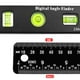 thumbnail image 3 of Buscador de ángulo Digital LCD, transportador 1, medición de leer, goniómetro, herramientas de diseño, regla de ángulo, medidor de regla, b Macarena Finder de ángulo digital, 3 of 3