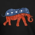 thumbnail image 3 of CafePress - Glitter Republican Elephant T Shirt - Mens Tri-blend T-Shirt, 3 of 4