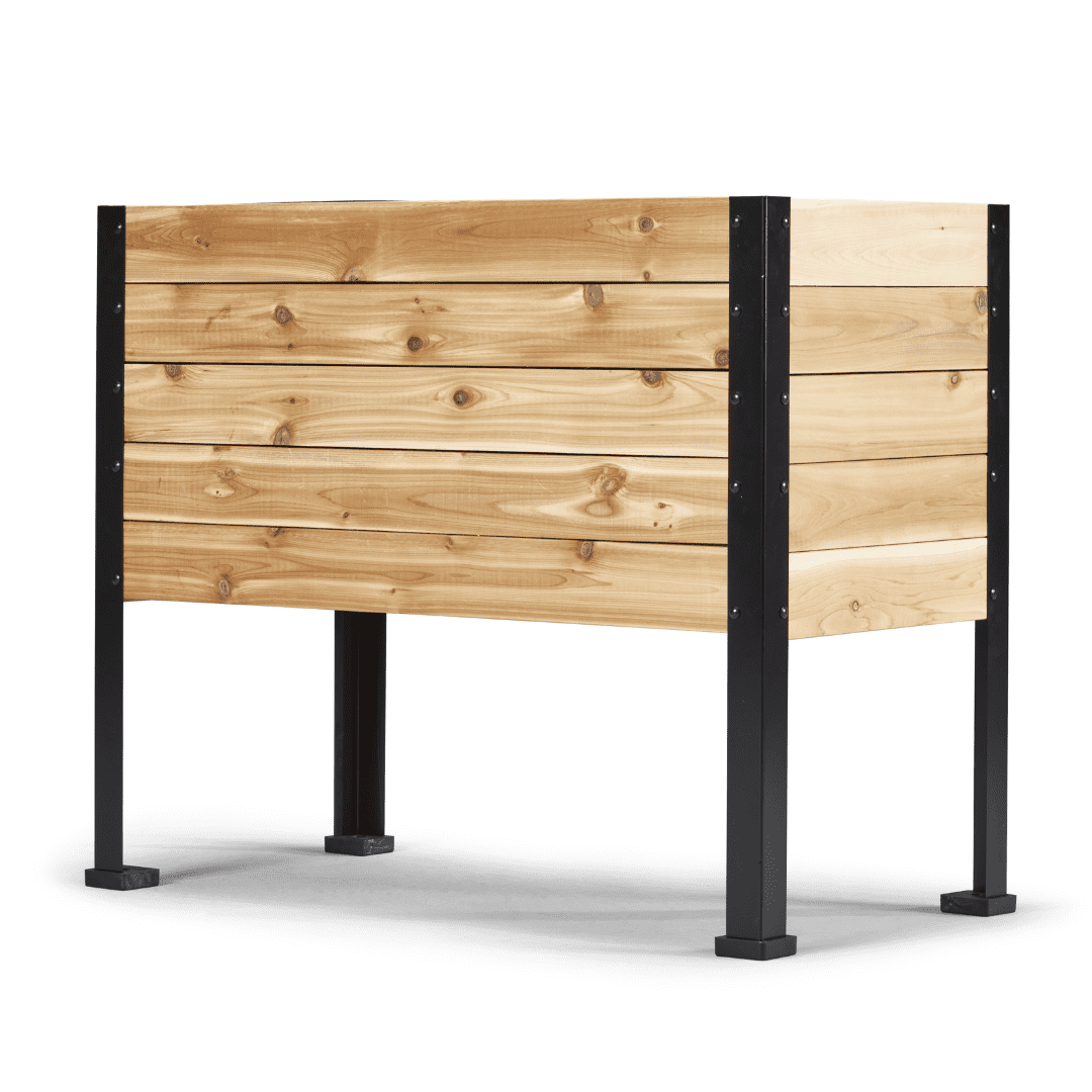 Cedar Planters Platform feet Set (4-Pack) – High-Density Polyethylene Deck and Patio Protectors for Elevated Garden Beds