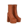 thumbnail image 1 of Botín De Plataforma Alta Inspo Versace Lycra Piel Sintético Camel Para Mujer Platonia  MAFER-02-CAMEL, 1 of 8