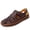 Dark Brown, variant on New Handmade Trendy Beach Sandals for Men, Breathable Quick-Drying Soft-Soled Slippers, Outdoor Vacation Anti-Slip Fashion Casual Sandals