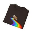 thumbnail image 4 of Football Lovers Rainbow Fantasy Men Women T-shirt, 4 of 4