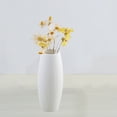 thumbnail image 4 of HOMEMAXS Modern Minimalist Ceramic Vase Nordic Style Textured Dry Floral Container Flower Pot Home Decoration Ornaments for Flower Arrangement - (White), 4 of 8