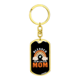 thumbnail image 4 of Blessed to be Mom Stainless Steel or 18k Gold Premium Swivel Dog Tag Keychain, 4 of 16