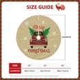 thumbnail image 2 of Haiem Christmas Vintage Red Truck Pattern Christmas Tree Skirt Merry Christmas Party Christmas Tree Decoration,New Year Decorations-30", 2 of 6