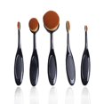 thumbnail image 1 of Oval Foundation Brush Large Toothbrush makeup brushes Fast Flawless Application Liquid Cream Powder Foundation（5 pack）, 1 of 2