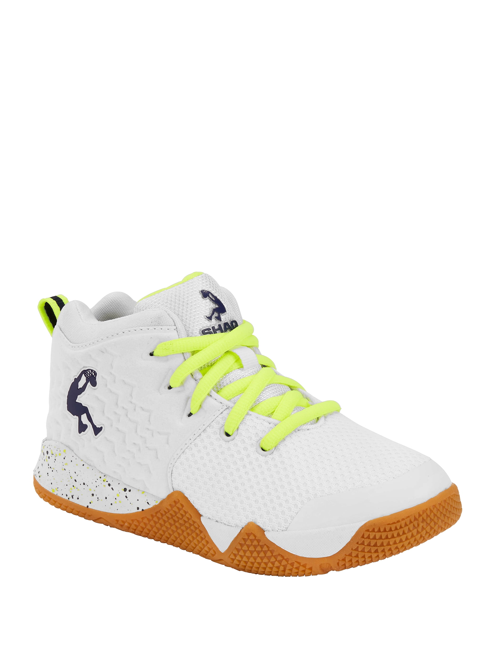 Shaq Neon Lace Up Mesh Athletic Sneaker 